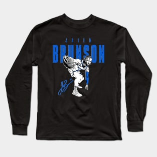 JB - comic book style - All blue Long Sleeve T-Shirt